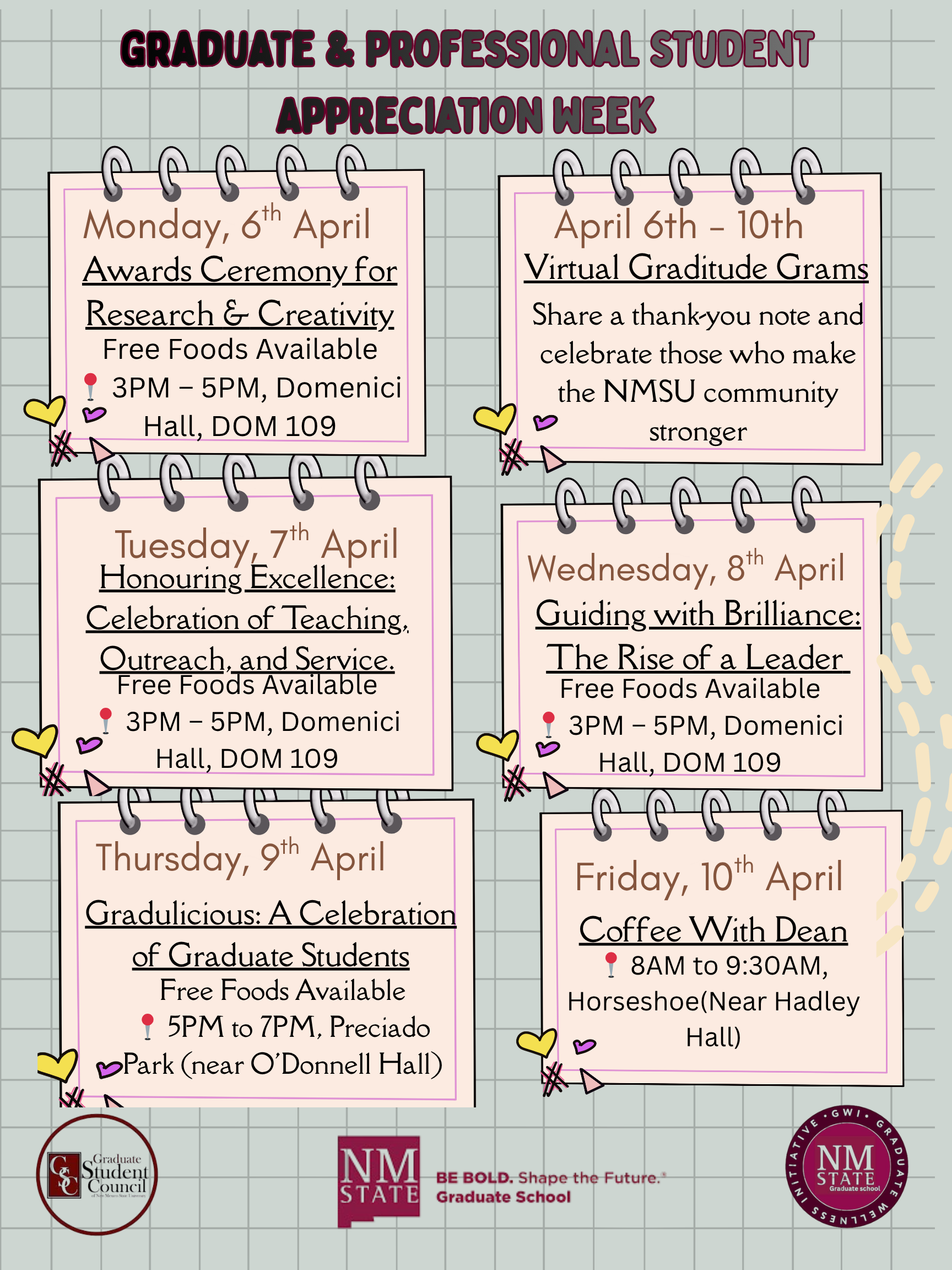 Graduate and Professional Appreciation Week 2026